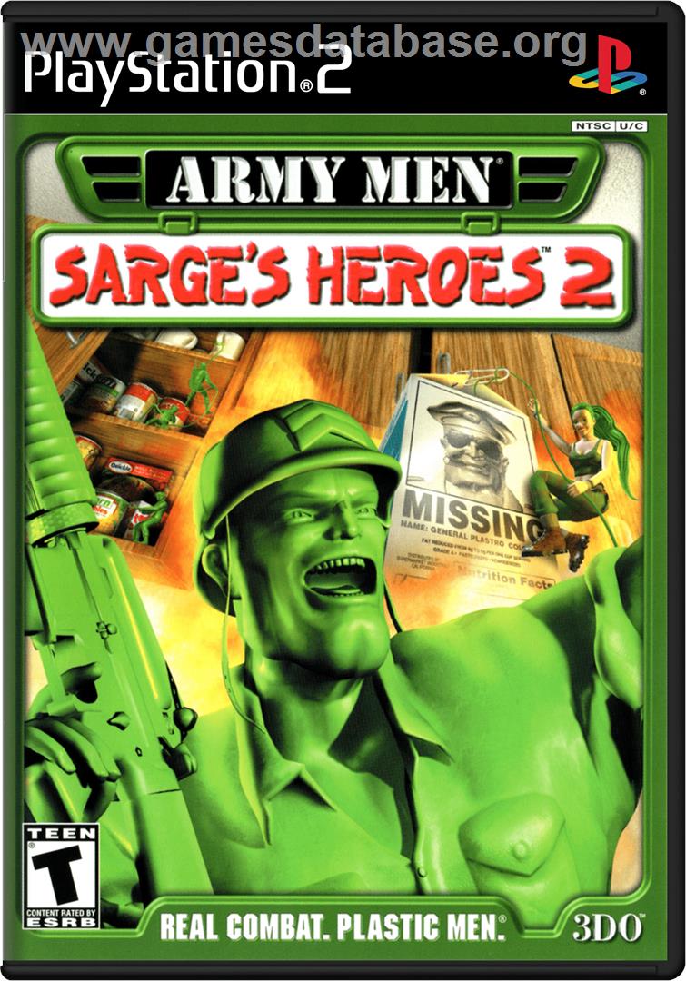 Army Men: Sarge's Heroes 2 - Sony Playstation 2 - Artwork - Box