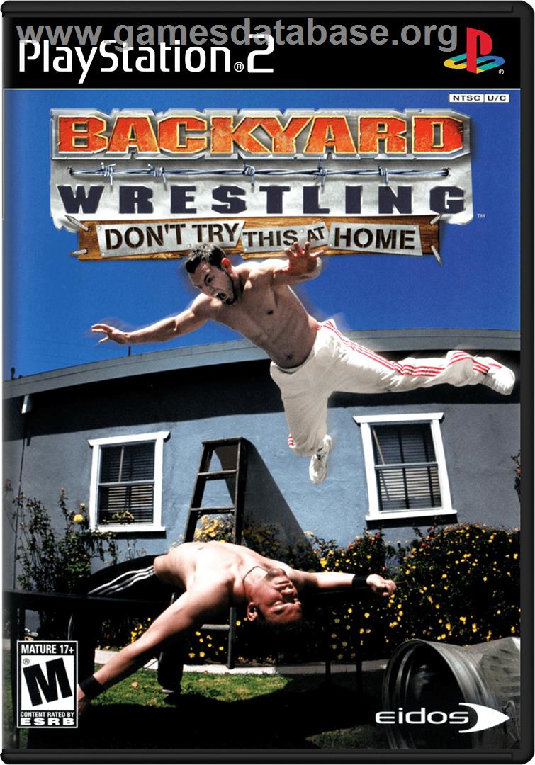 Backyard Wrestling: Don't Try This at Home - Sony Playstation 2 - Artwork - Box