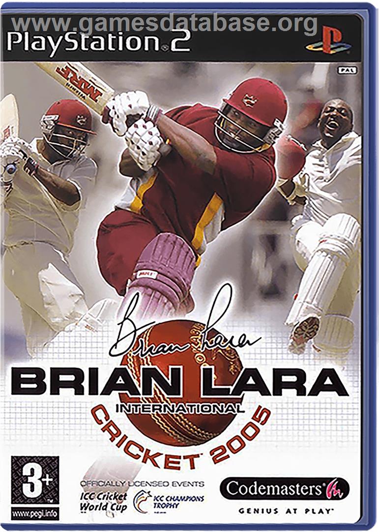 Brian Lara International Cricket 2005 - Sony Playstation 2 - Artwork - Box