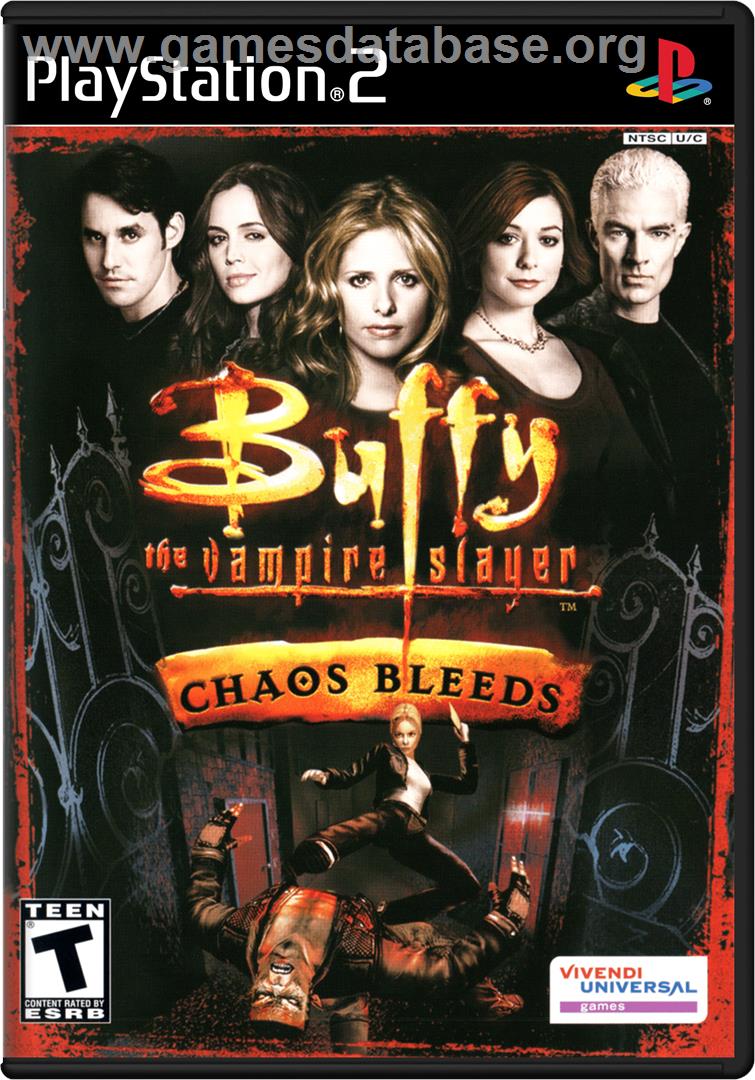 Buffy the Vampire Slayer: Chaos Bleeds - Sony Playstation 2 - Artwork - Box