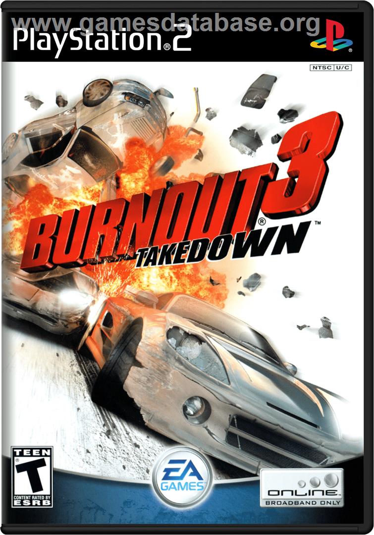Burnout 3: Takedown - Sony Playstation 2 - Artwork - Box