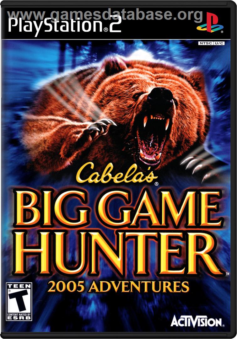 Cabela's Big Game Hunter 2005 Adventures - Sony Playstation 2 - Artwork - Box