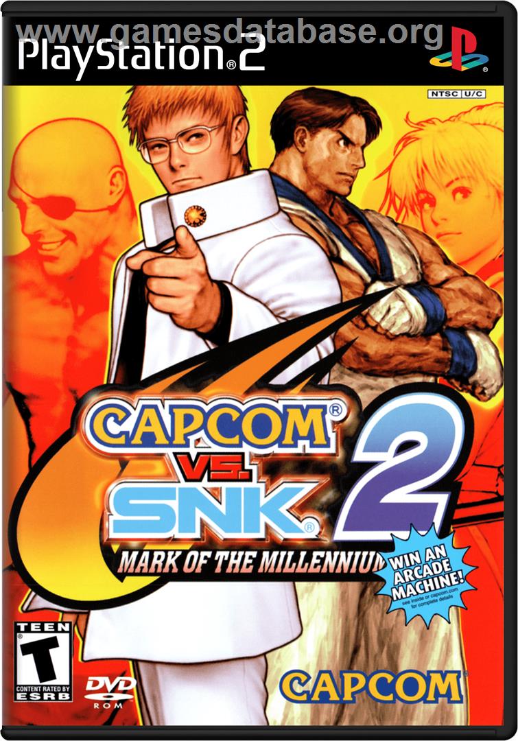 Capcom vs. SNK 2: Mark of the Millennium - Sony Playstation 2 - Artwork - Box