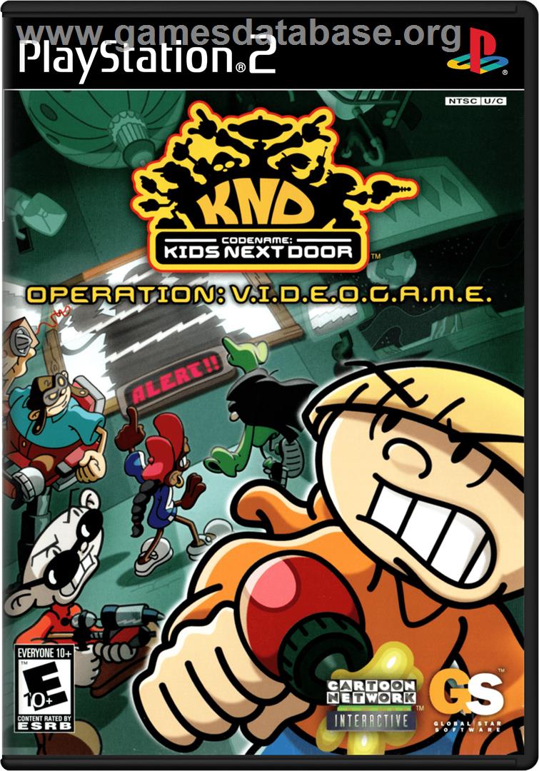 Codename: Kids Next Door - Operation: V.I.D.E.O.G.A.M.E. - Sony Playstation 2 - Artwork - Box