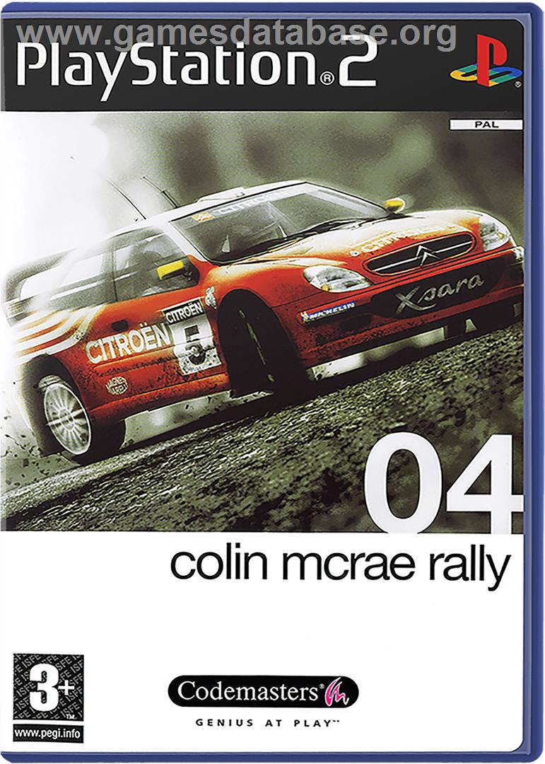 Colin McRae Rally 4 - Sony Playstation 2 - Artwork - Box