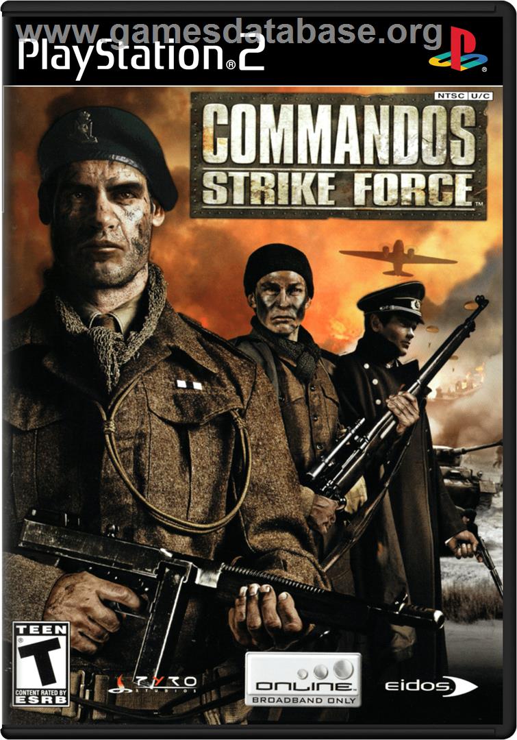 Commandos: Strike Force - Sony Playstation 2 - Artwork - Box