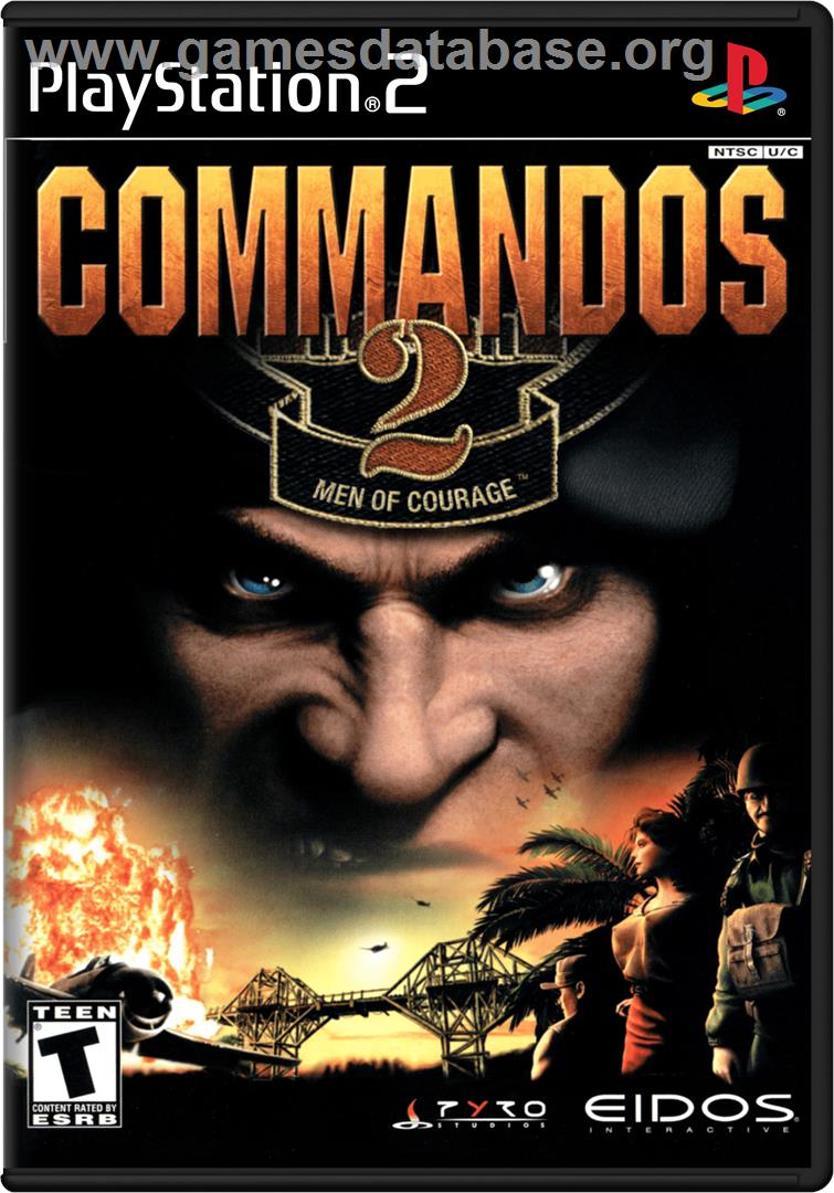 Commandos 2: Men of Courage - Sony Playstation 2 - Artwork - Box