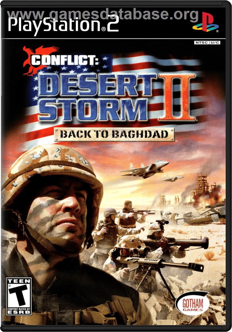 Conflict: Desert Storm II: Back to Baghdad - Sony Playstation 2 - Artwork - Box