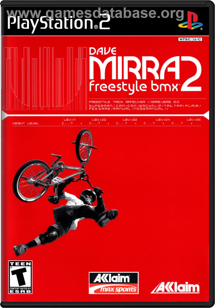 Dave Mirra Freestyle BMX 2 - Sony Playstation 2 - Artwork - Box