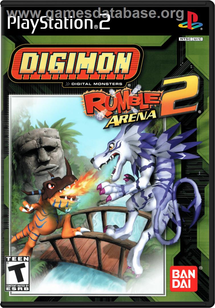 Digimon Rumble Arena 2 - Sony Playstation 2 - Artwork - Box