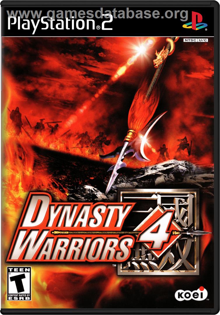 Dynasty Warriors 4 - Sony Playstation 2 - Artwork - Box