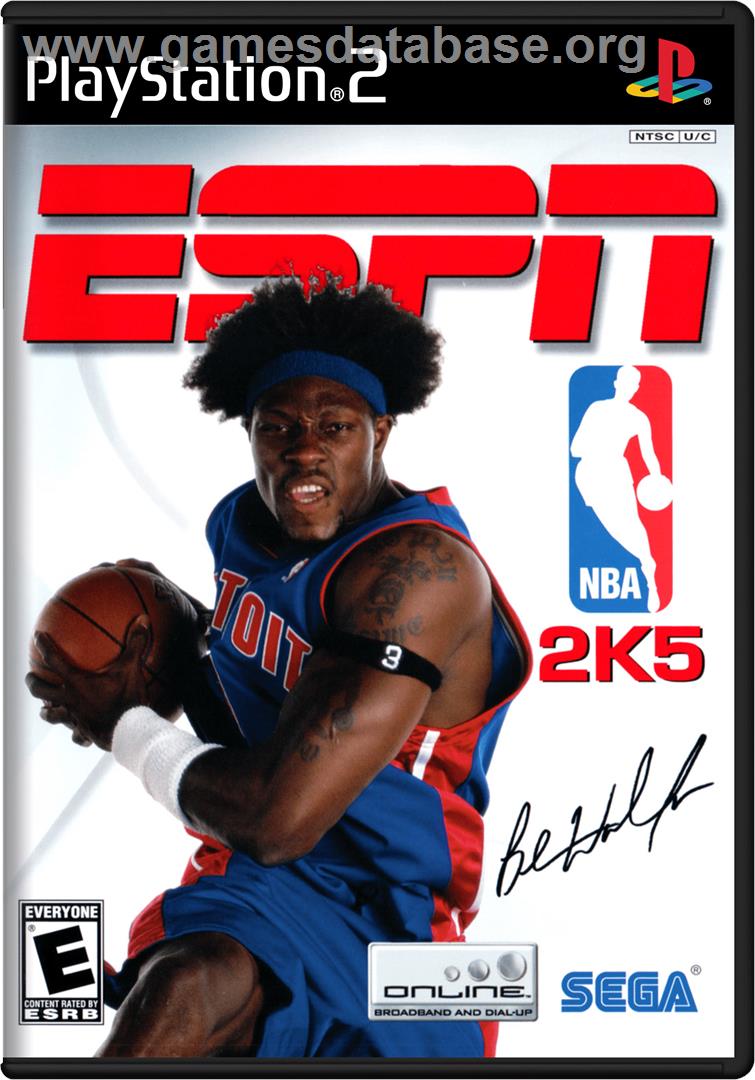 ESPN NBA 2K5 - Sony Playstation 2 - Artwork - Box