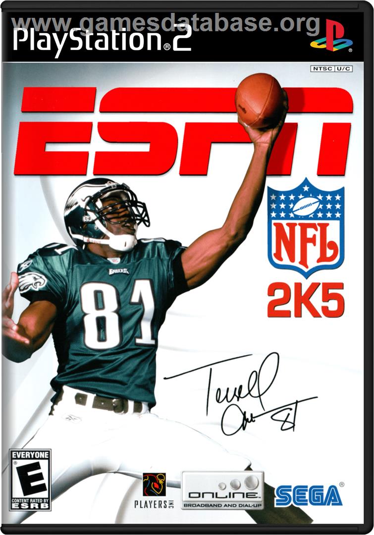 ESPN NFL 2K5 - Sony Playstation 2 - Artwork - Box