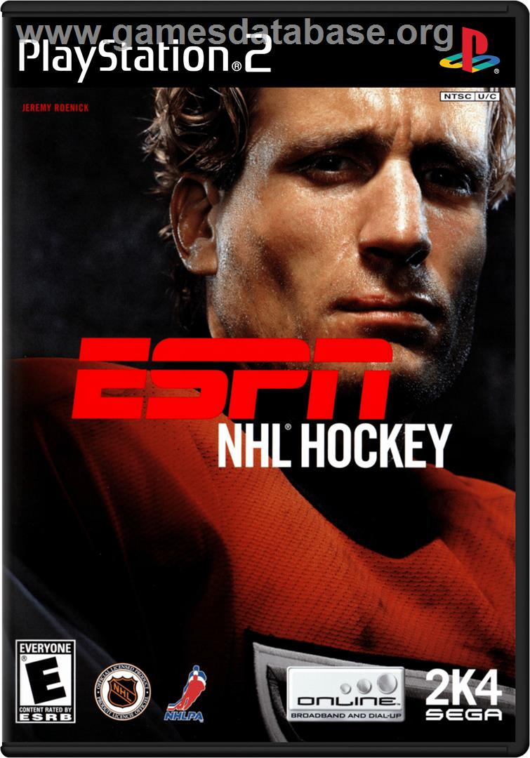 ESPN NHL Hockey - Sony Playstation 2 - Artwork - Box