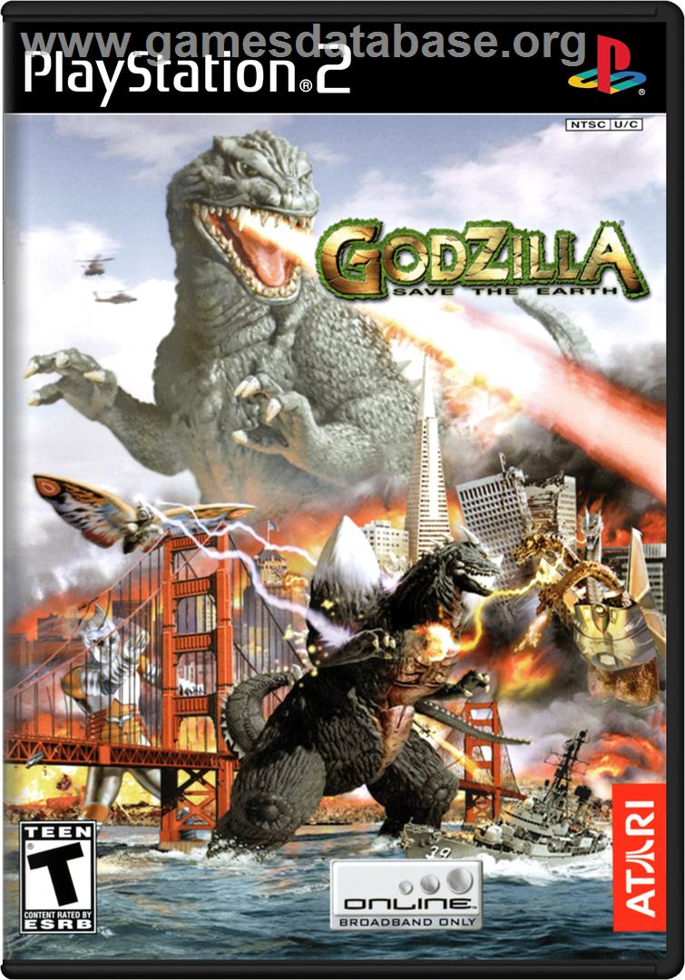 Godzilla: Save the Earth - Sony Playstation 2 - Artwork - Box