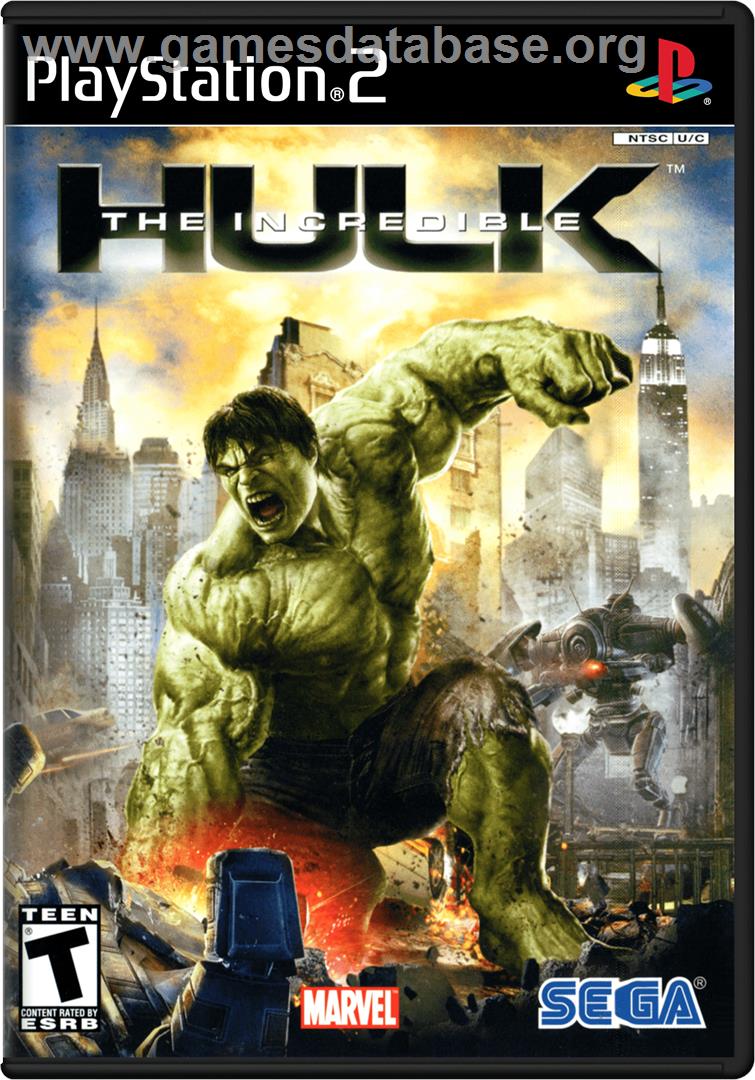 Incredible Hulk - Sony Playstation 2 - Artwork - Box