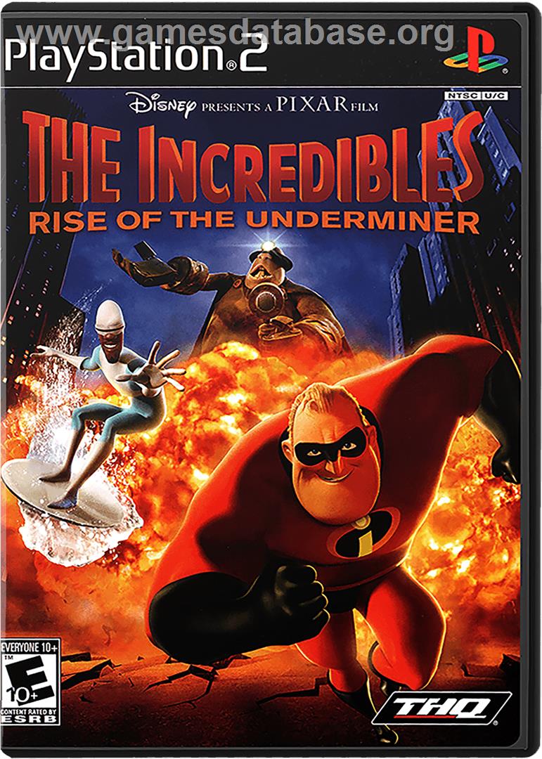 Incredibles: Rise of the Underminer - Sony Playstation 2 - Artwork - Box