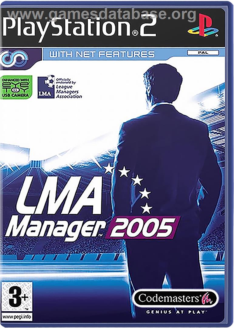 LMA Manager 2005 - Sony Playstation 2 - Artwork - Box