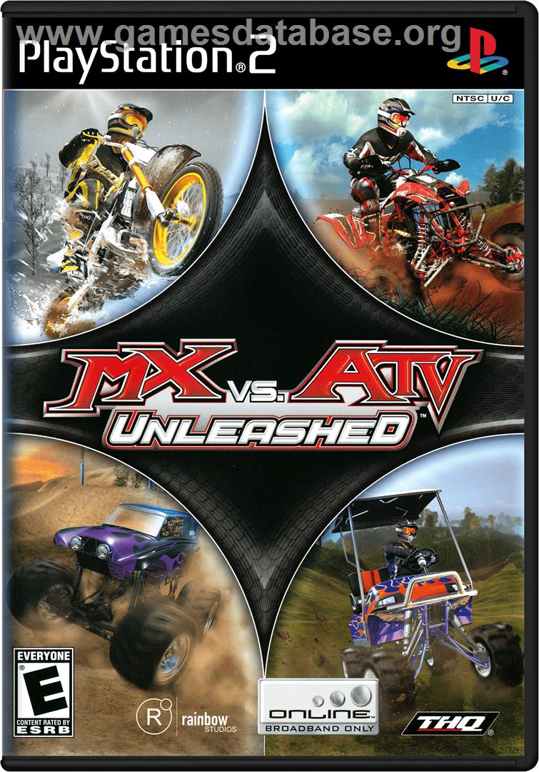 MX vs. ATV Unleashed - Sony Playstation 2 - Artwork - Box