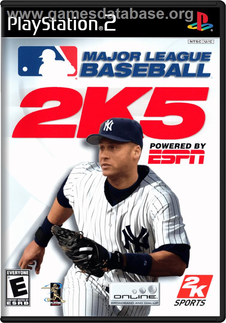 Major League Baseball 2K5 - Sony Playstation 2 - Artwork - Box