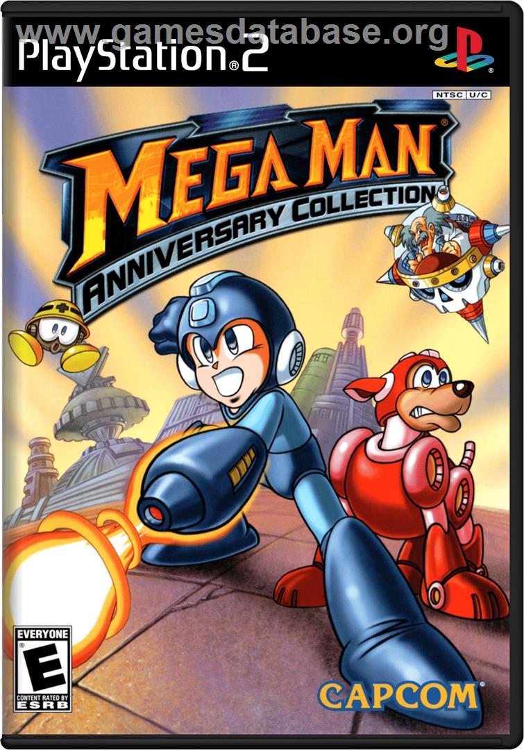 Mega Man Anniversary Collection - Sony Playstation 2 - Artwork - Box