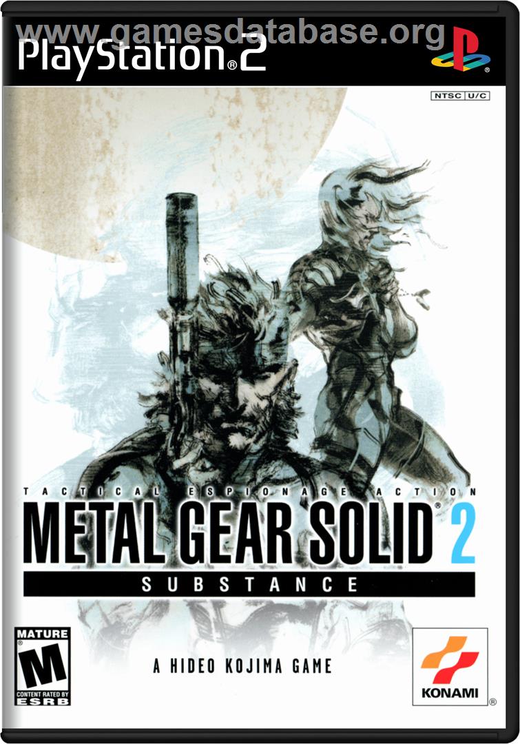 Metal Gear Solid 2: Substance - Sony Playstation 2 - Artwork - Box