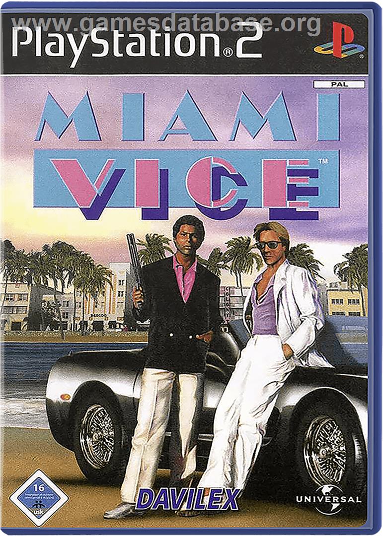 Miami Vice - Sony Playstation 2 - Artwork - Box