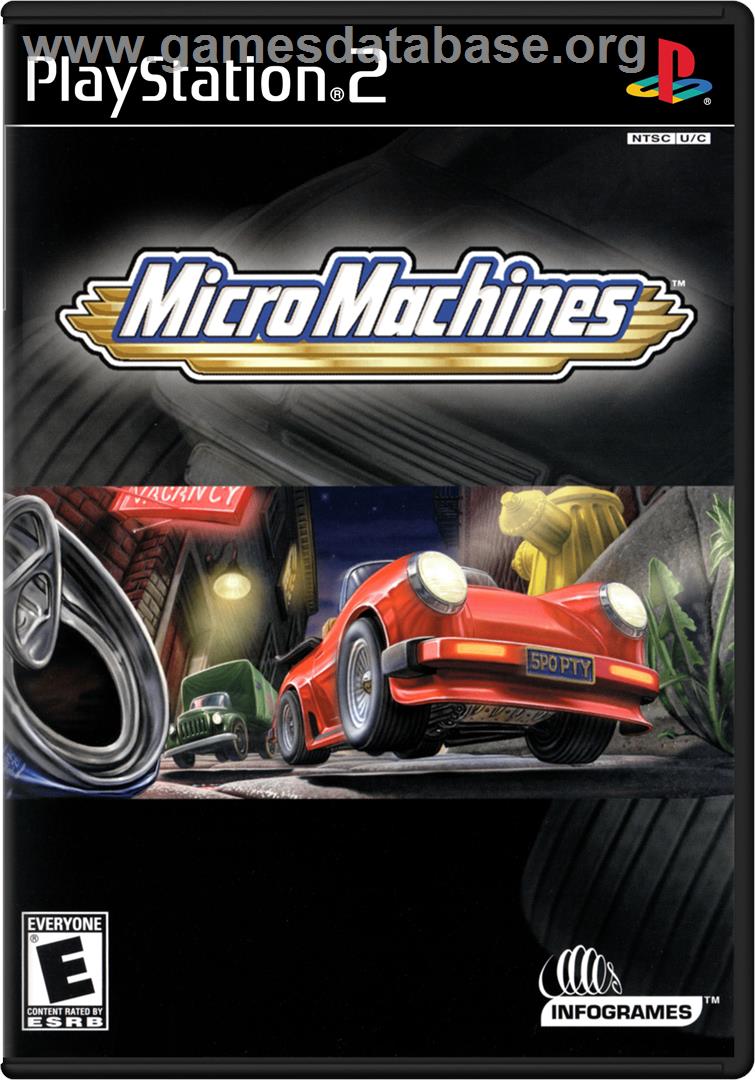 Micro Machines V4 - Sony Playstation 2 - Artwork - Box