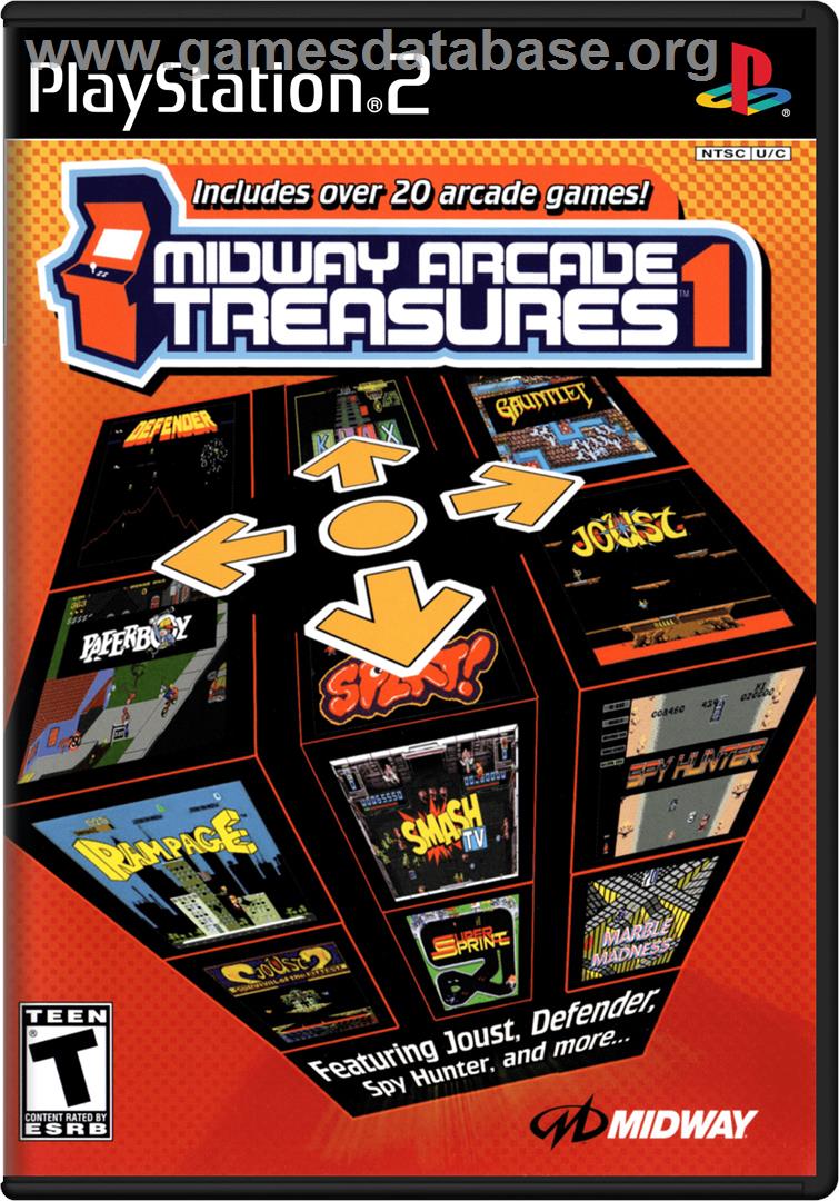 Midway Arcade Treasures - Sony Playstation 2 - Artwork - Box