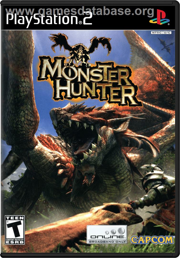 Monster Hunter - Sony Playstation 2 - Artwork - Box