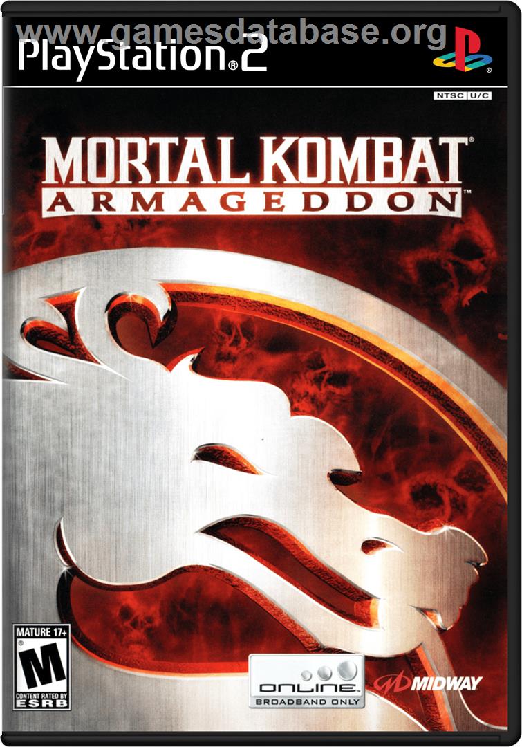 Mortal Kombat: Armageddon - Sony Playstation 2 - Artwork - Box