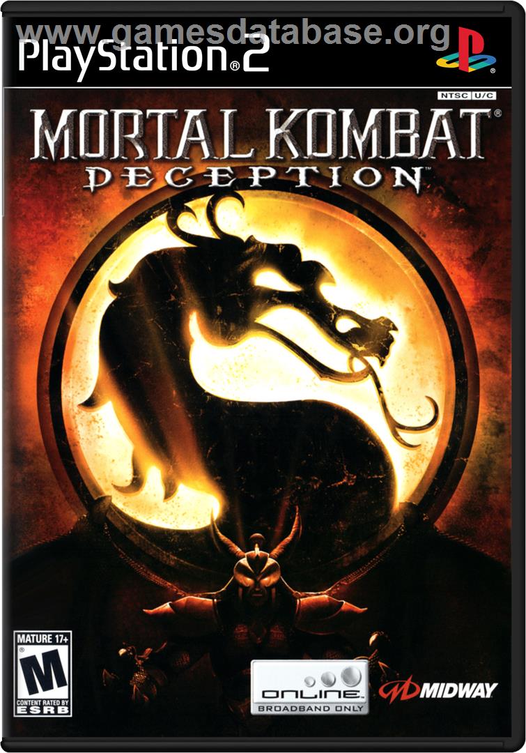 Mortal Kombat: Deception - Sony Playstation 2 - Artwork - Box