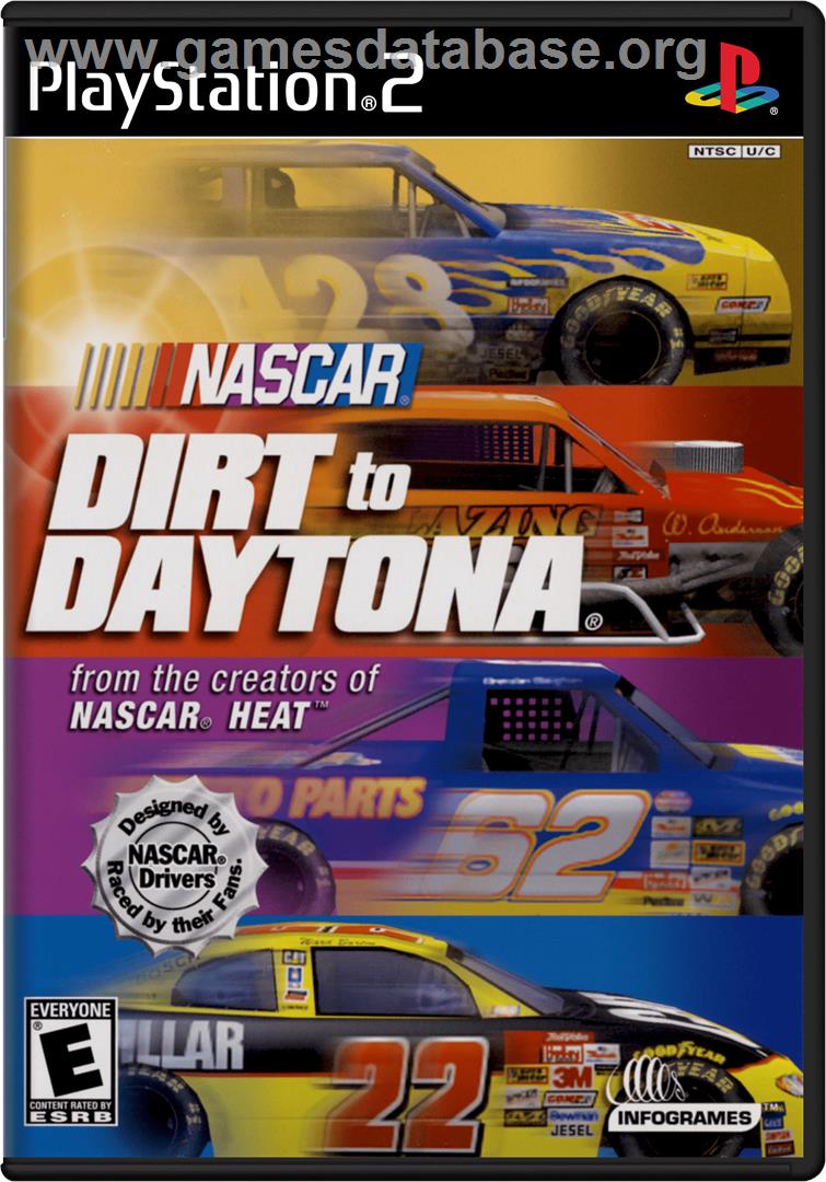 NASCAR: Dirt to Daytona - Sony Playstation 2 - Artwork - Box