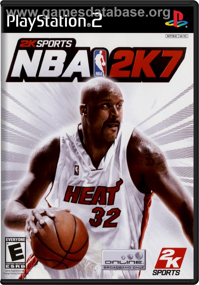NBA 2K7 - Sony Playstation 2 - Artwork - Box