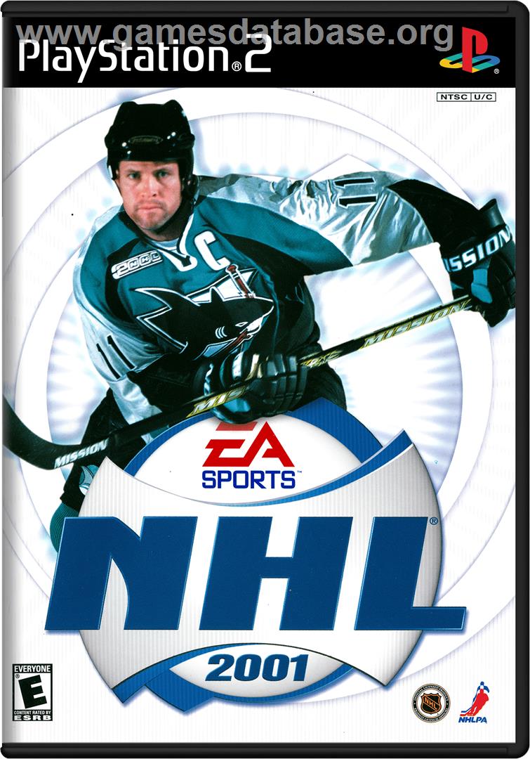 NHL 2001 - Sony Playstation 2 - Artwork - Box