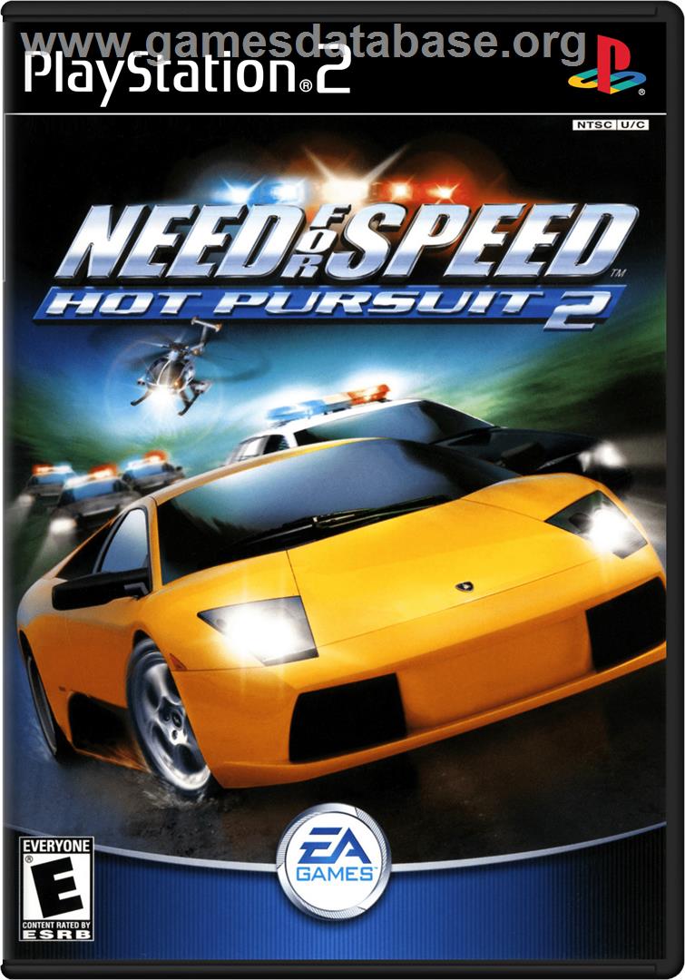 Need for Speed: Hot Pursuit 2 - Sony Playstation 2 - Artwork - Box
