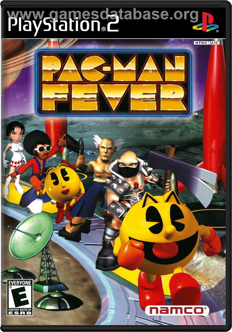 Pac-Man Fever - Sony Playstation 2 - Artwork - Box