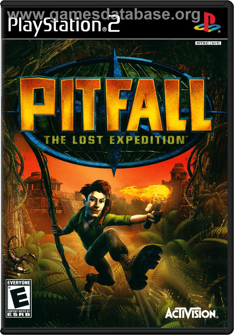 Pitfall: The Lost Expedition - Sony Playstation 2 - Artwork - Box