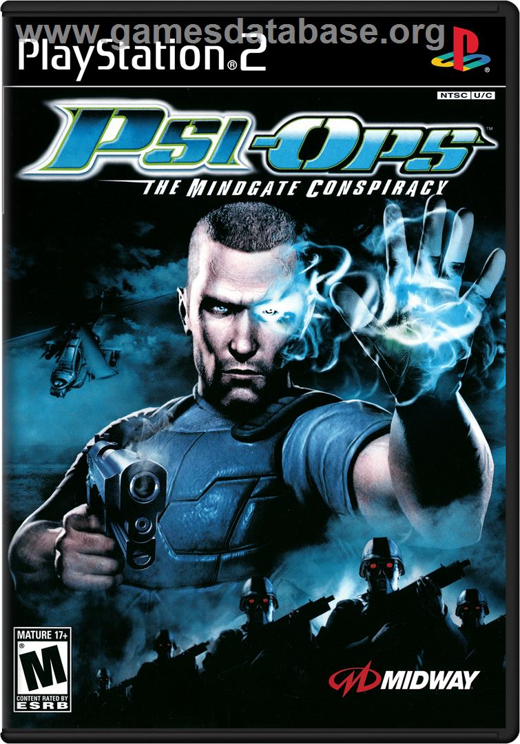 Psi-Ops: The Mindgate Conspiracy - Sony Playstation 2 - Artwork - Box
