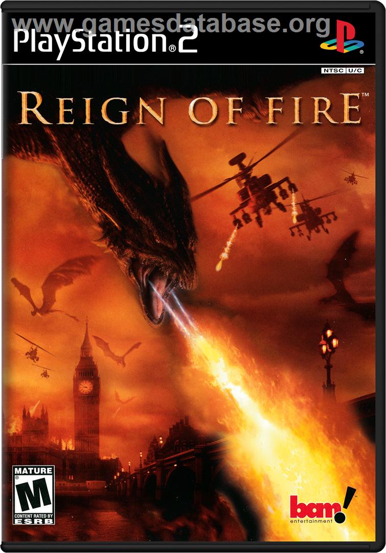 Reign of Fire - Sony Playstation 2 - Artwork - Box