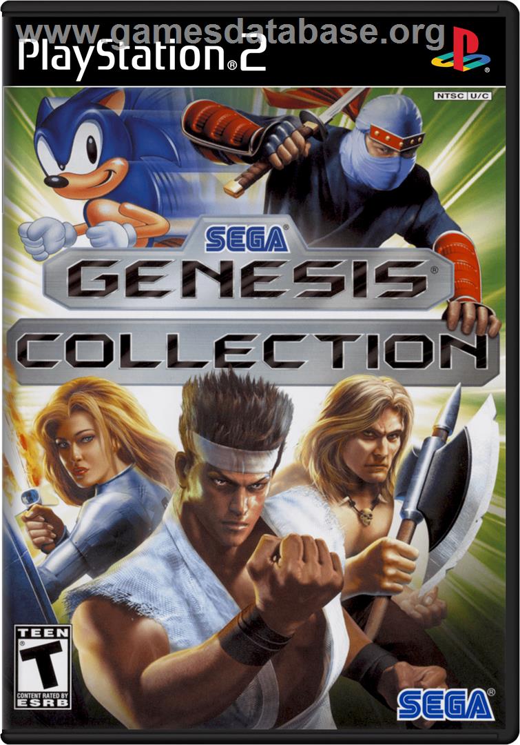 SEGA Genesis Collection - Sony Playstation 2 - Artwork - Box