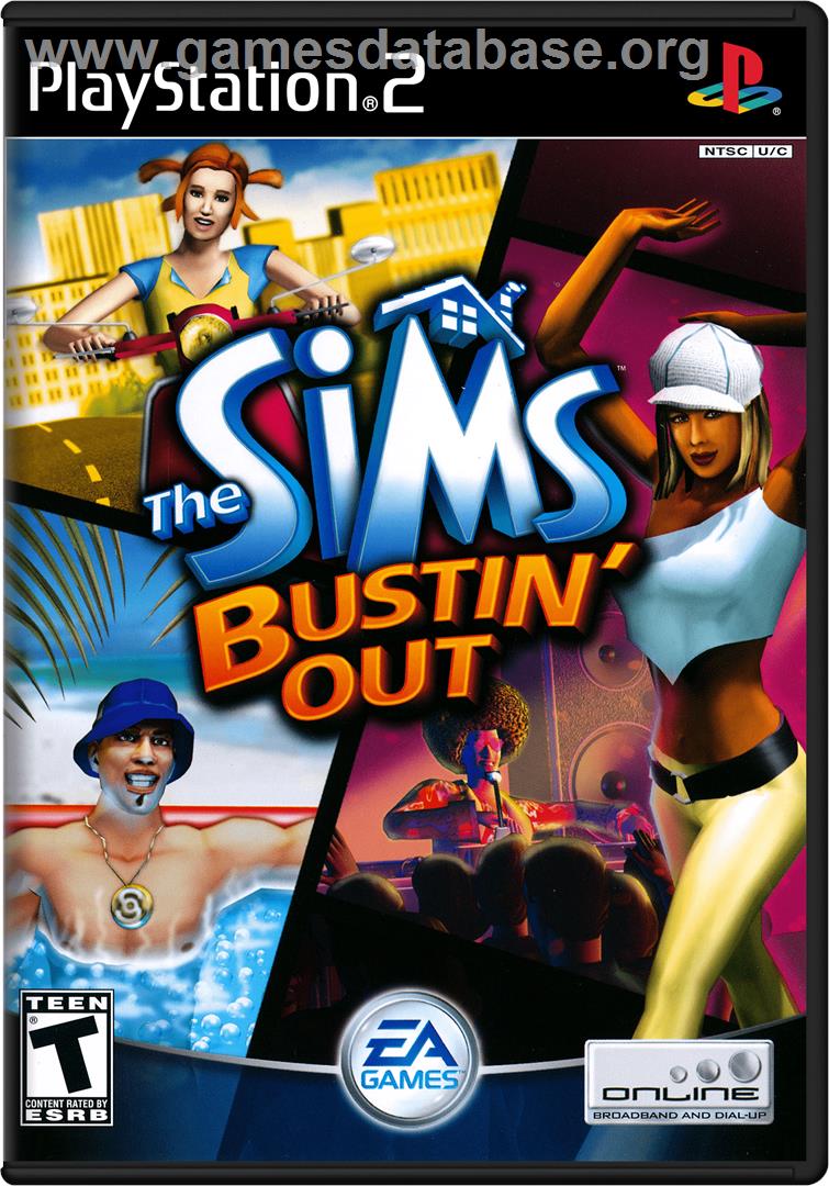 Sims: Bustin' Out - Sony Playstation 2 - Artwork - Box