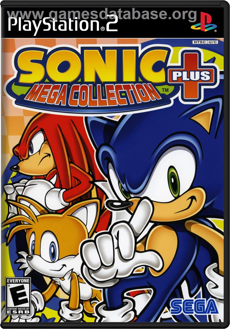 Sonic Mega Collection Plus - Sony Playstation 2 - Artwork - Box