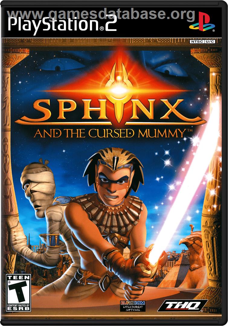 Sphinx and the Cursed Mummy - Sony Playstation 2 - Artwork - Box