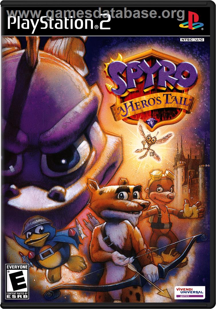 Spyro: A Hero's Tail - Sony Playstation 2 - Artwork - Box