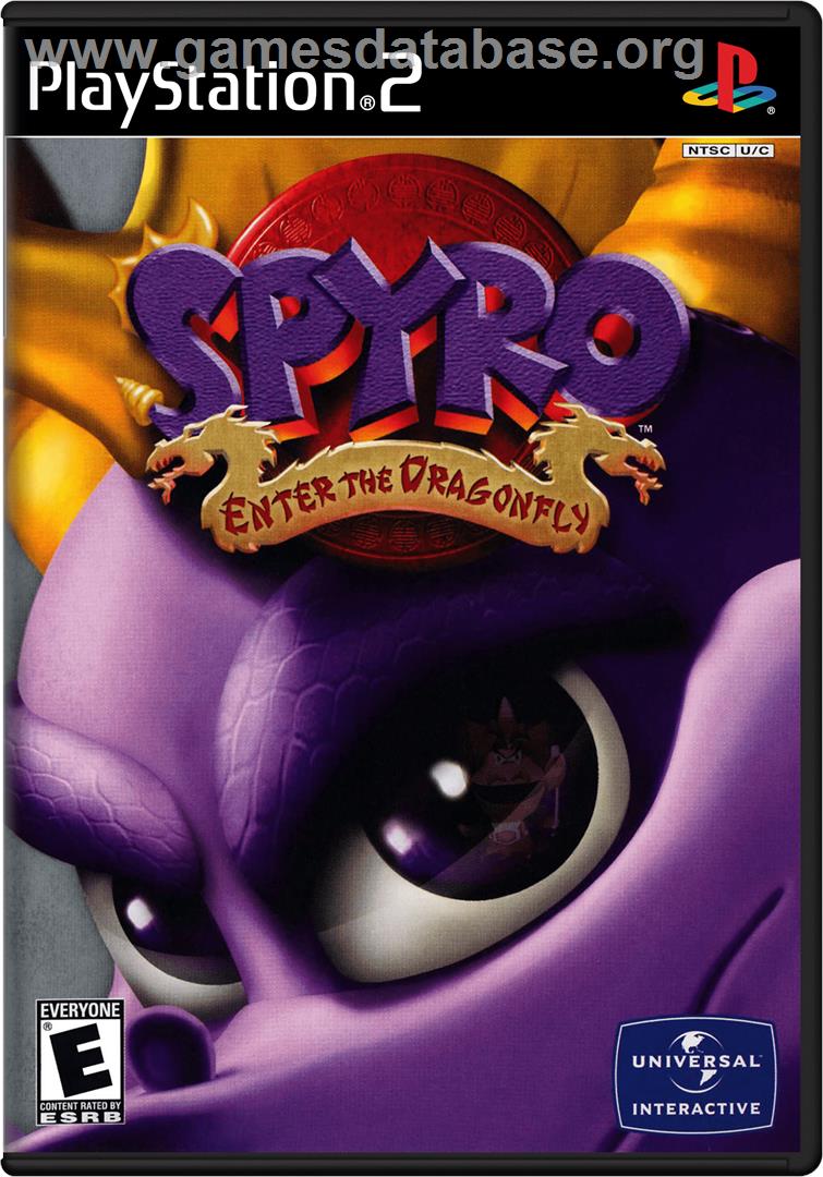 Spyro: Enter the Dragonfly - Sony Playstation 2 - Artwork - Box