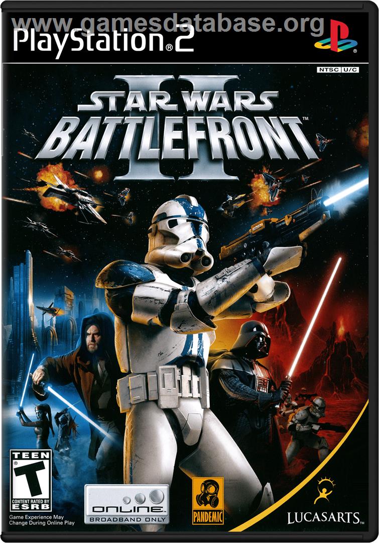 Star Wars: Battlefront 2 - Sony Playstation 2 - Artwork - Box