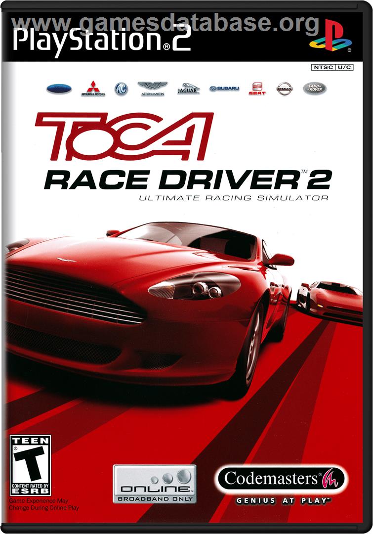 TOCA Race Driver 2 - Sony Playstation 2 - Artwork - Box