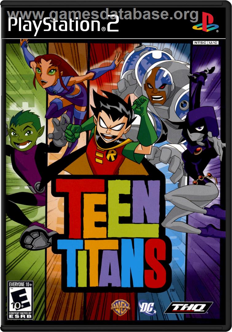 Teen Titans - Sony Playstation 2 - Artwork - Box