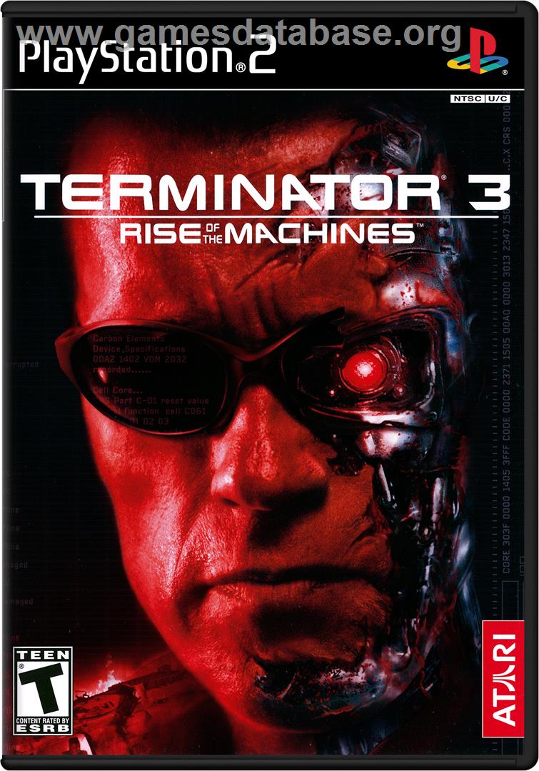 Terminator 3: Rise of the Machines - Sony Playstation 2 - Artwork - Box